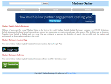 Tablet Screenshot of maduraonline.com